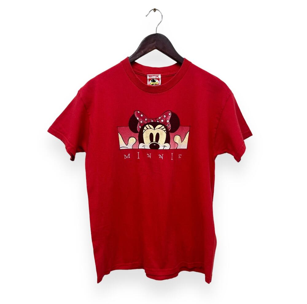 Vintage Mickey & Minnie Mouse Embroidered T-shirt Adult XL